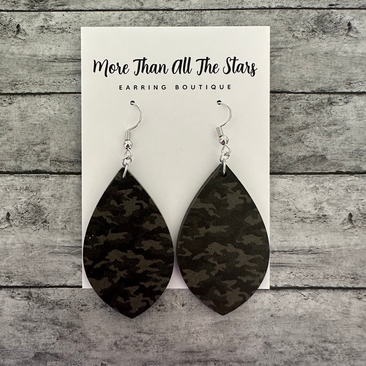 Camo Petal Earrings