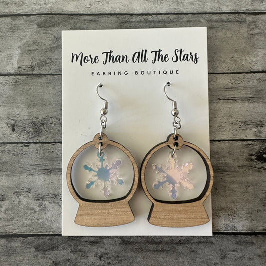 Snow Globe Earrings