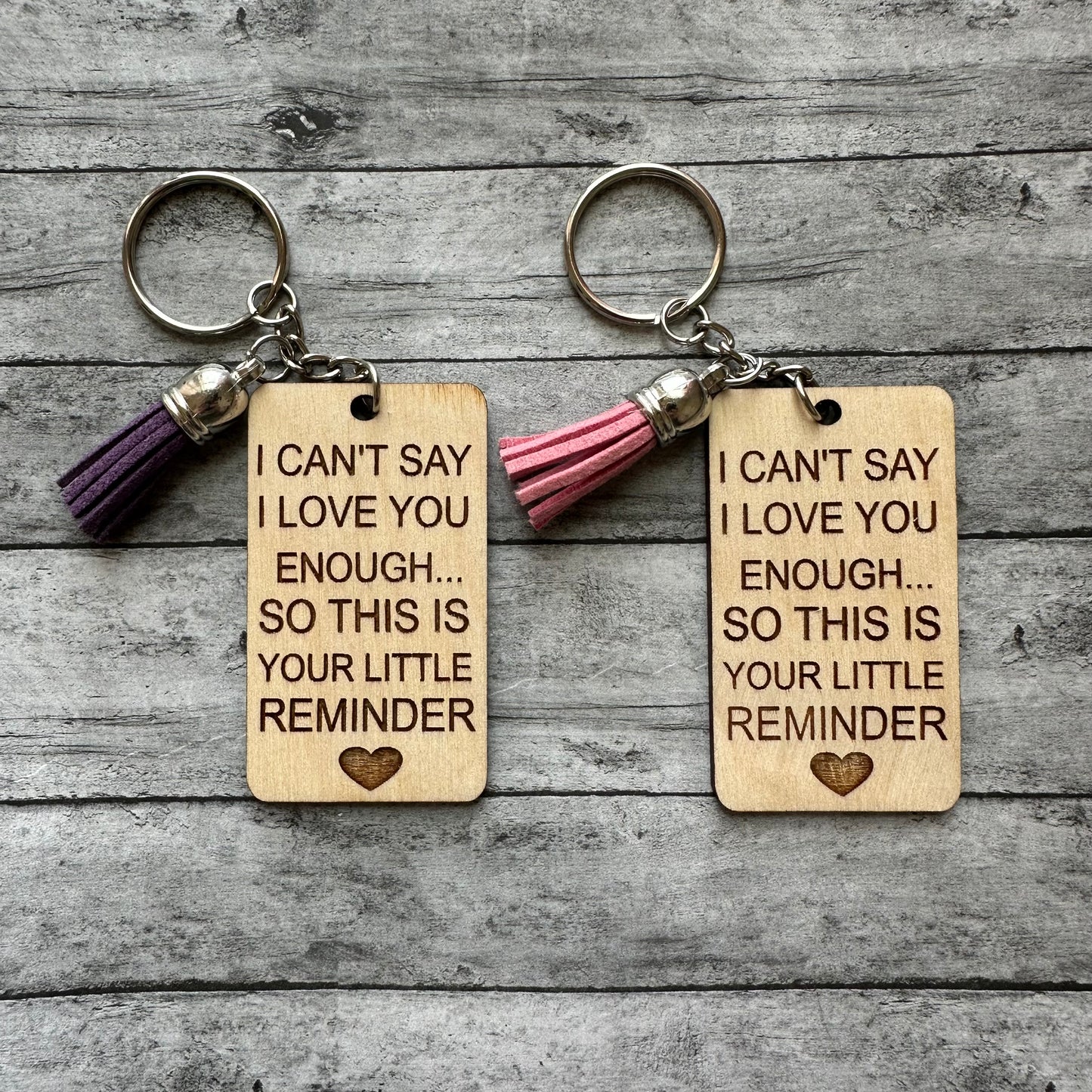 A Little Reminder Keychain (Random Tassel Color)