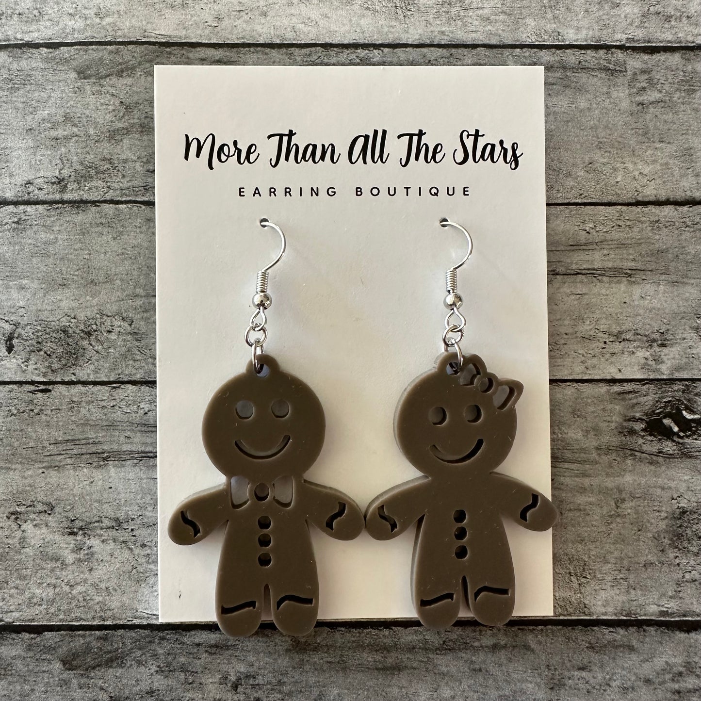 Gingerbread Earrings