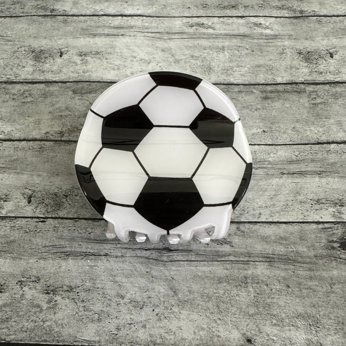 Soccer Claw Clip