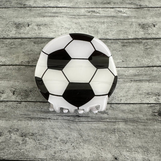 Soccer Claw Clip