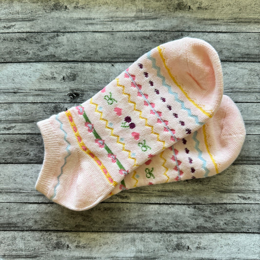 Women’s Multi Striped Peach Socks