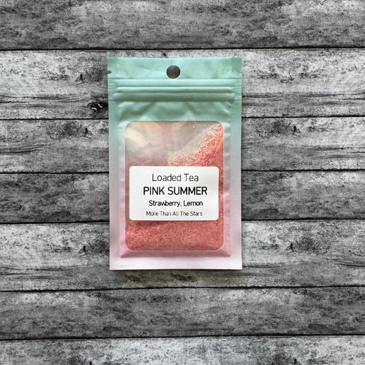 Pink Summer Loaded Tea Drink Mix (Lemon, Strawberry)