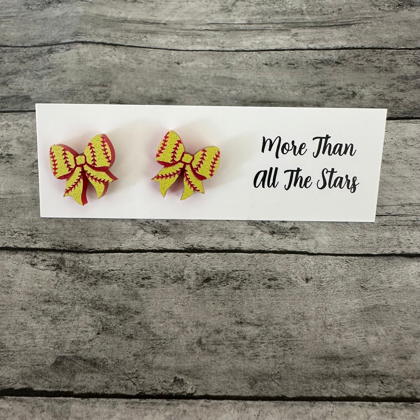 Softball Bow Stud