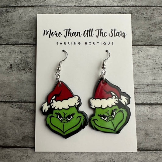 Grinch Earrings