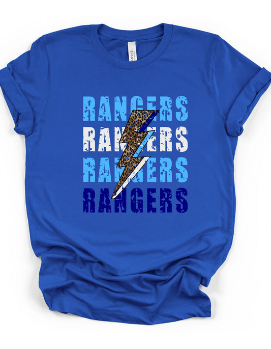 Leopard Lightning Bolt Ranger T-Shirt