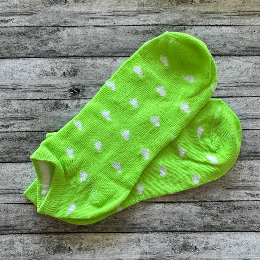 Women’s Green Heart Socks