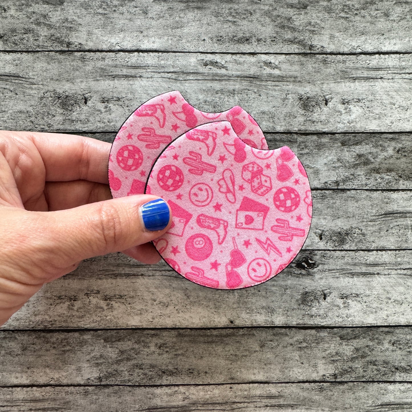 Barbie Pink Neoprene Car Coaster