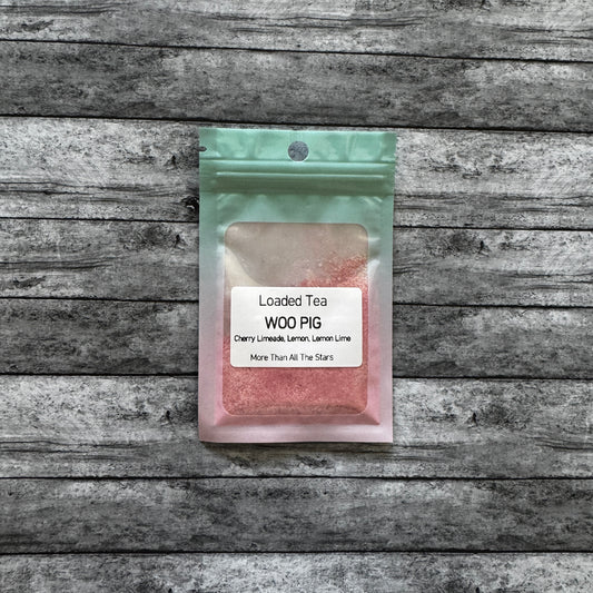 Woo Pig Loaded Tea Drink Mix (Cherry Limeade, Lemon, Lemon Lime)