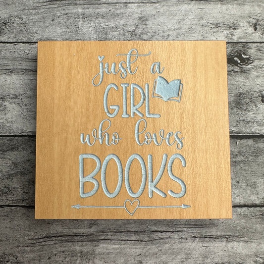 Just A Girl Who Loves Books Magnet