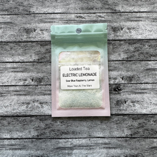Electric Lemonade Loaded Tea Drink Mix (Sour Blue Raspberry, Lemon)