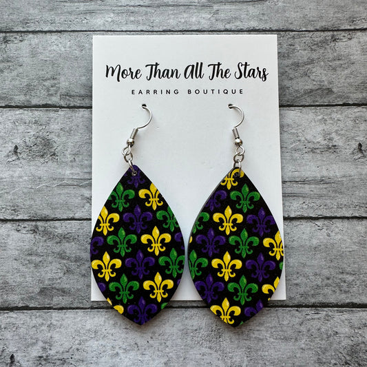 Mardi Gras Earrings