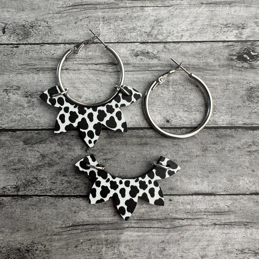 Cow Spot Interchangeable Hoop