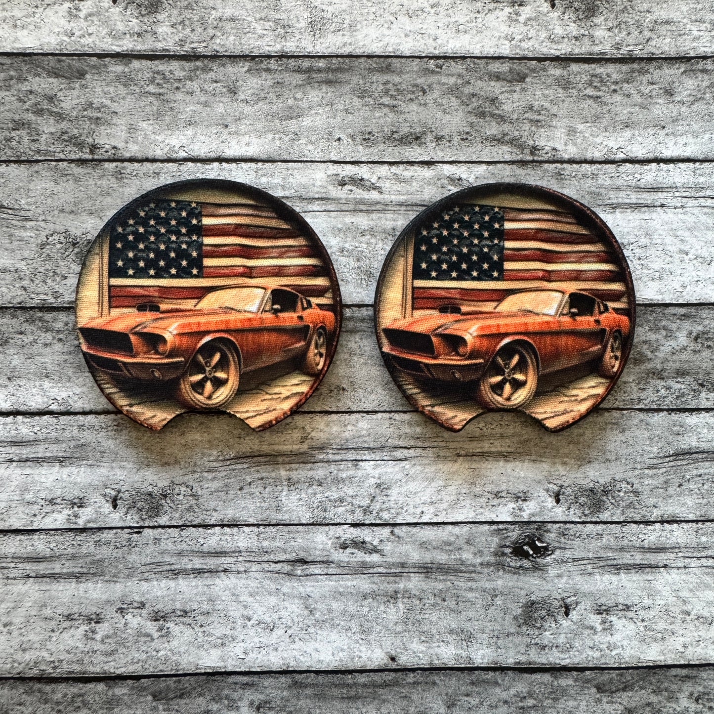 American Hotrod Neoprene Car Coaster