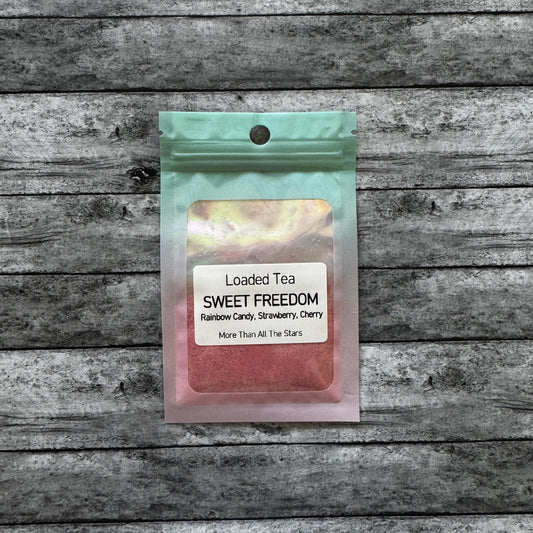 Sweet Freedom Loaded Tea Drink Mix (Rainbow Candy, Strawberry, Cherry)