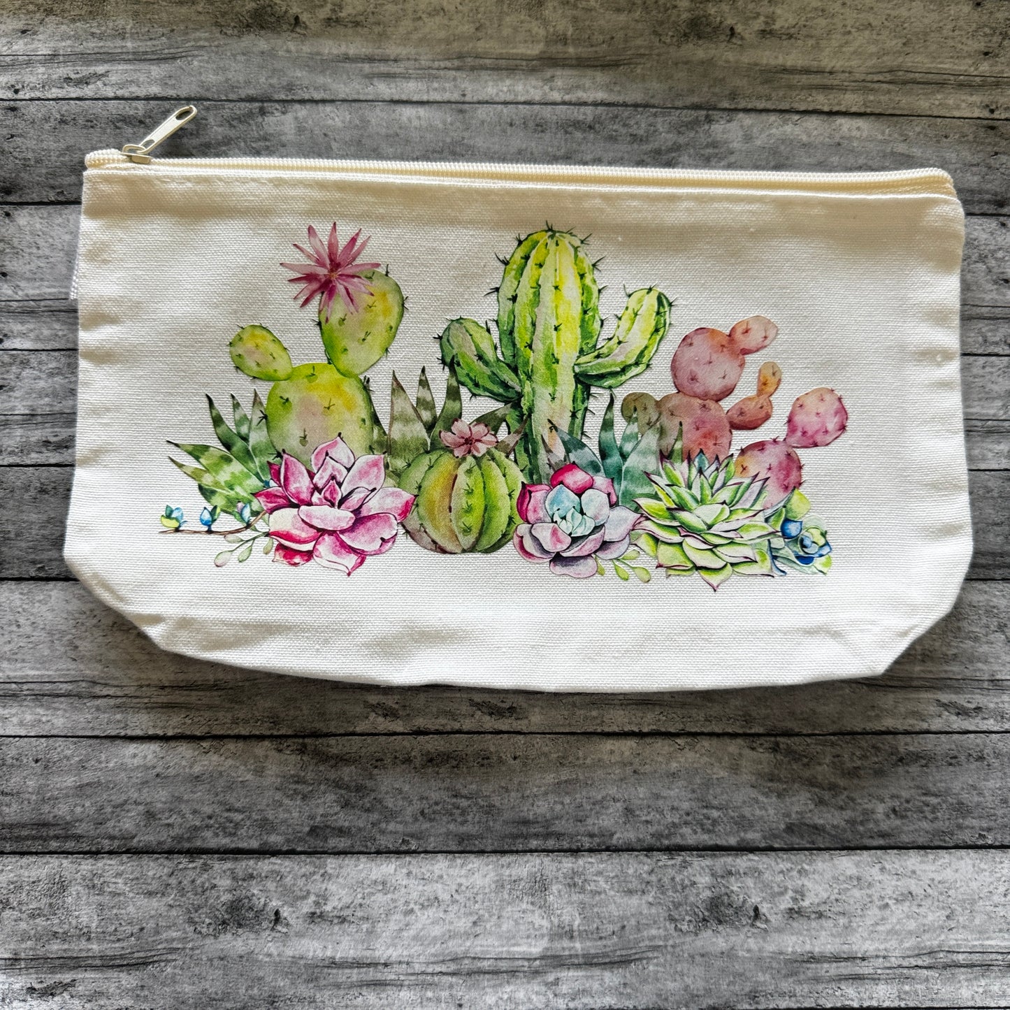 Cactus Zipper Pouch