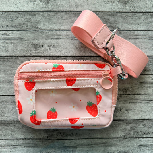 Strawberry Wristlet Wallet