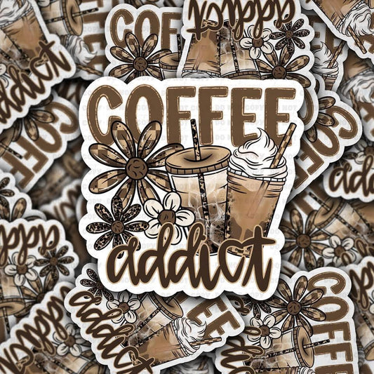 Coffee Addict Sticker