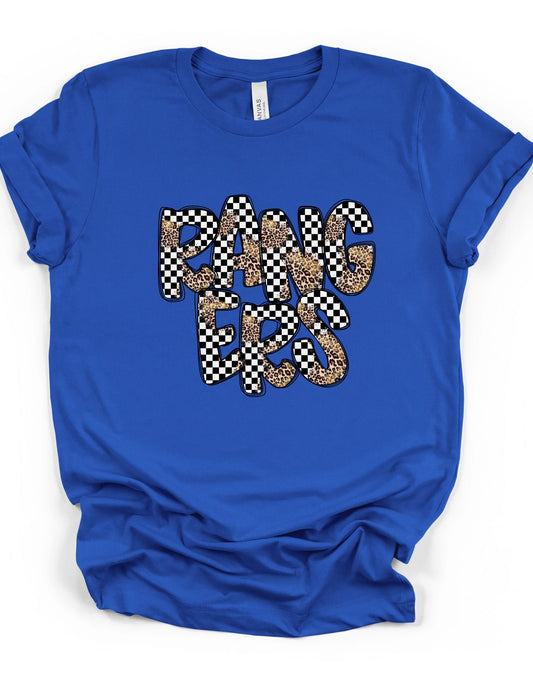 Leopard and Checkered Ranger T-Shirt