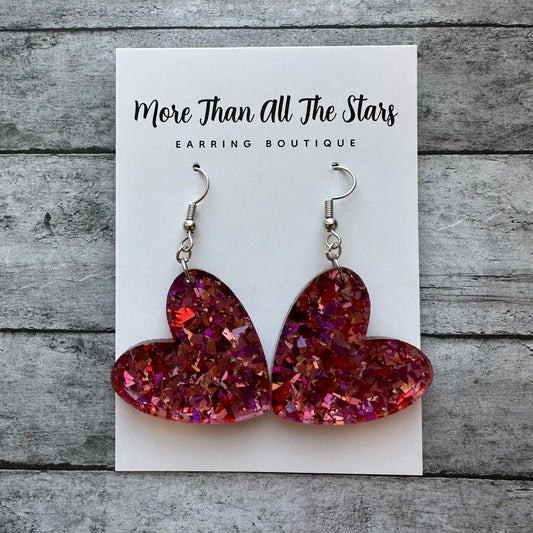 Valentine’s Day Heart Earrings