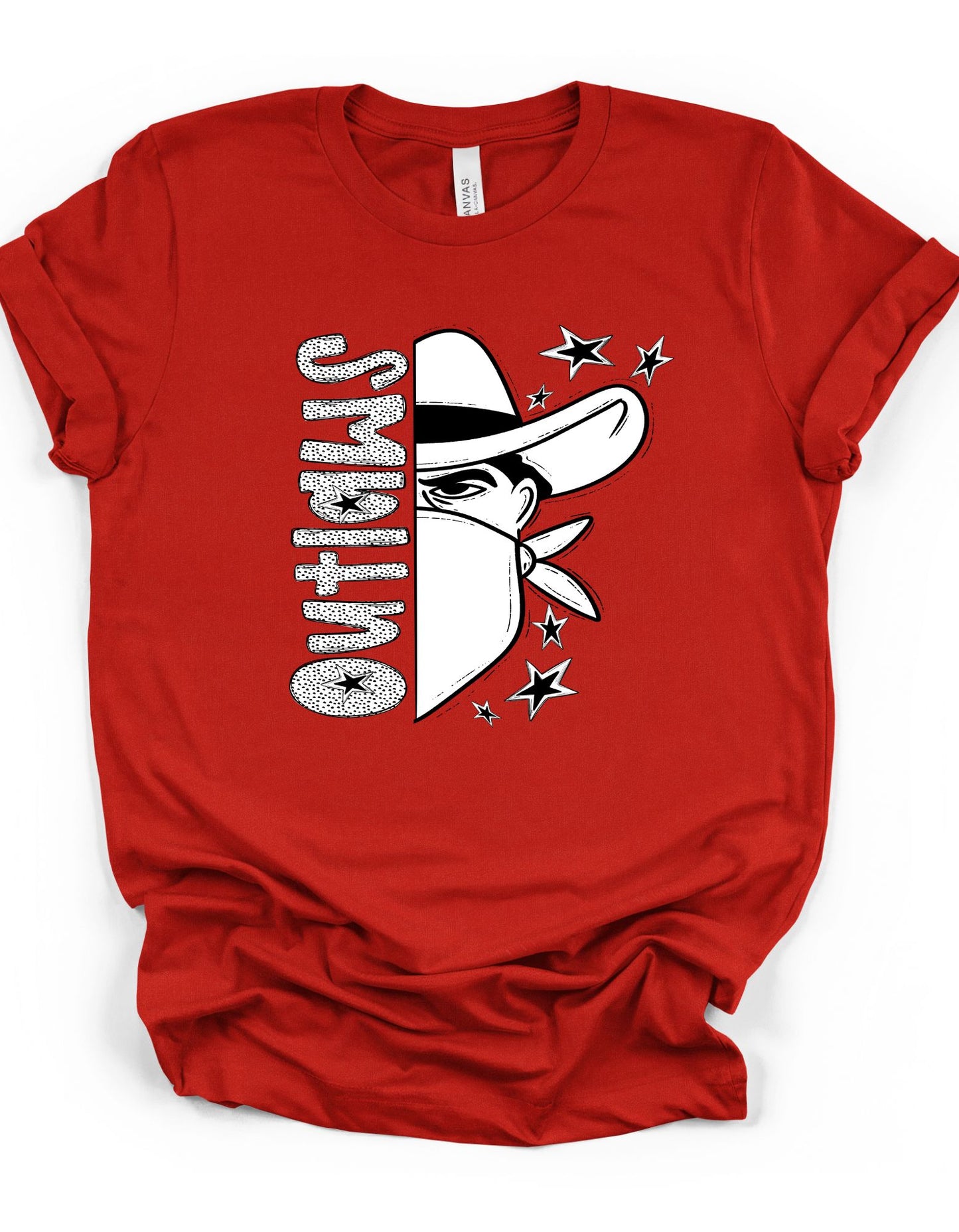 Black and White Dot Outlaw T-Shirt