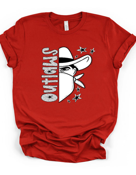 Black and White Dot Outlaw T-Shirt