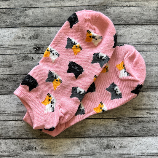 Women’s Pink Kitten Socks