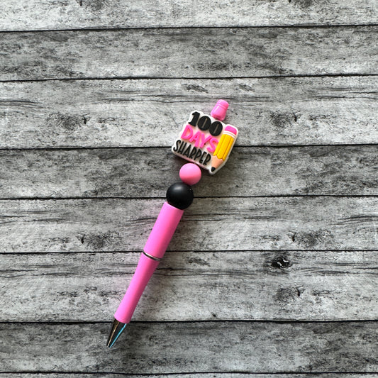 “100 Days Sharper” Beaded Pen