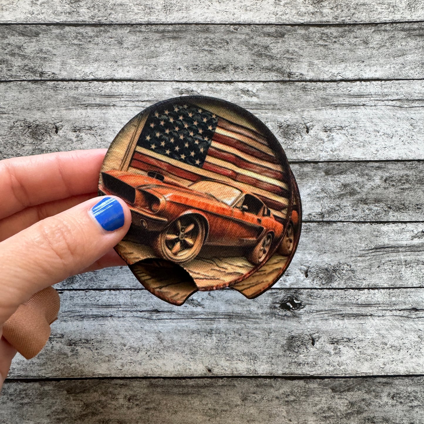 American Hotrod Neoprene Car Coaster