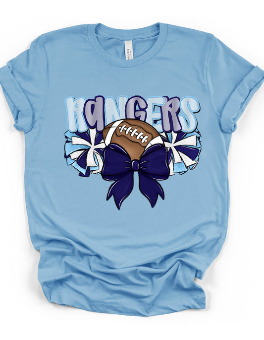 Rangers Football and Cheer T-Shirt