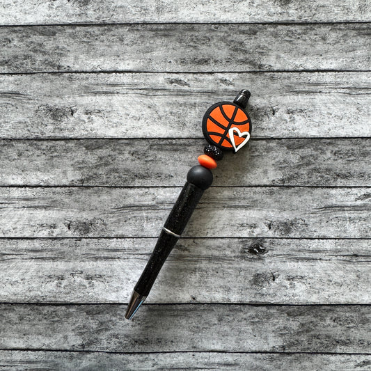 Basketball Fan Beaded Pen