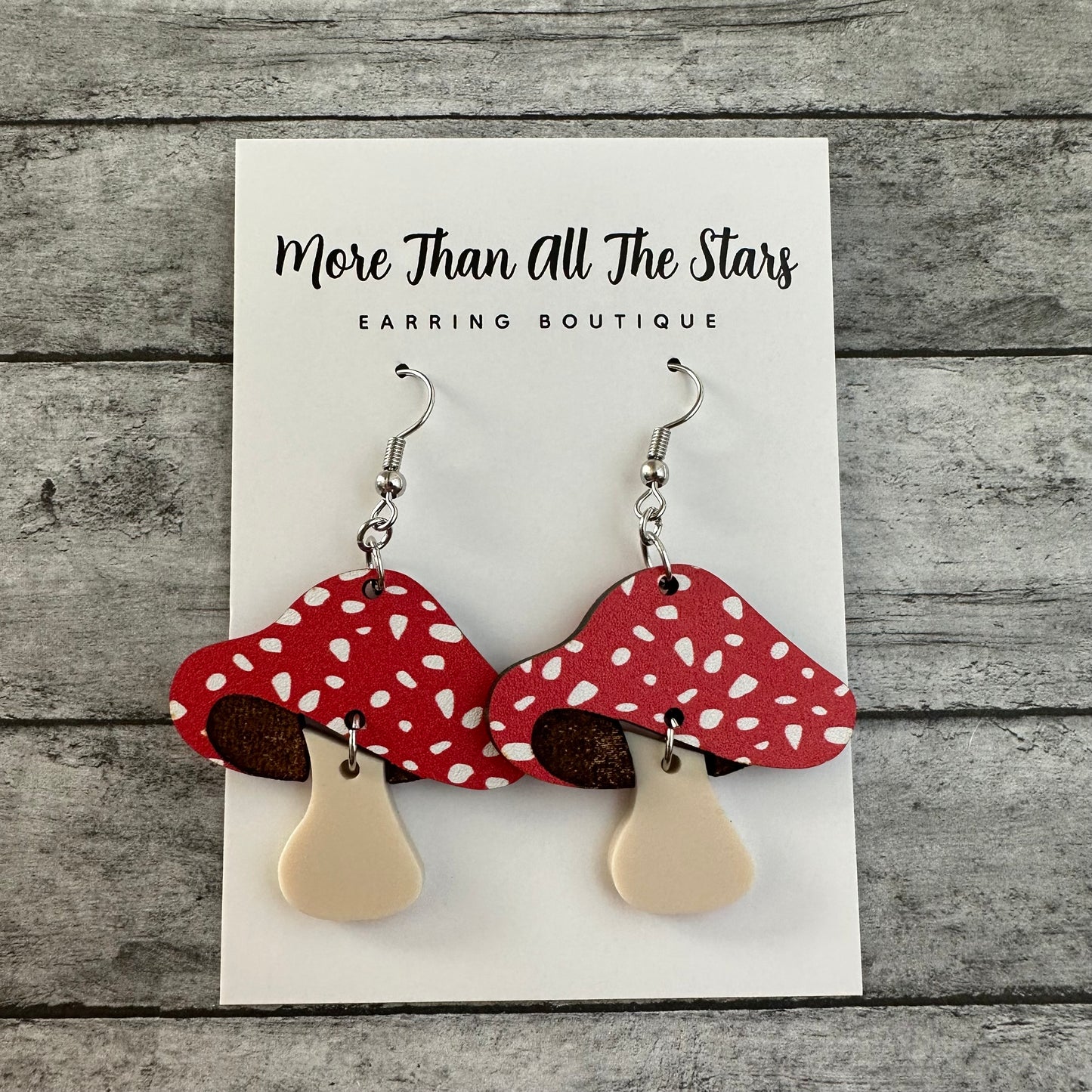 Mushroom Earrings