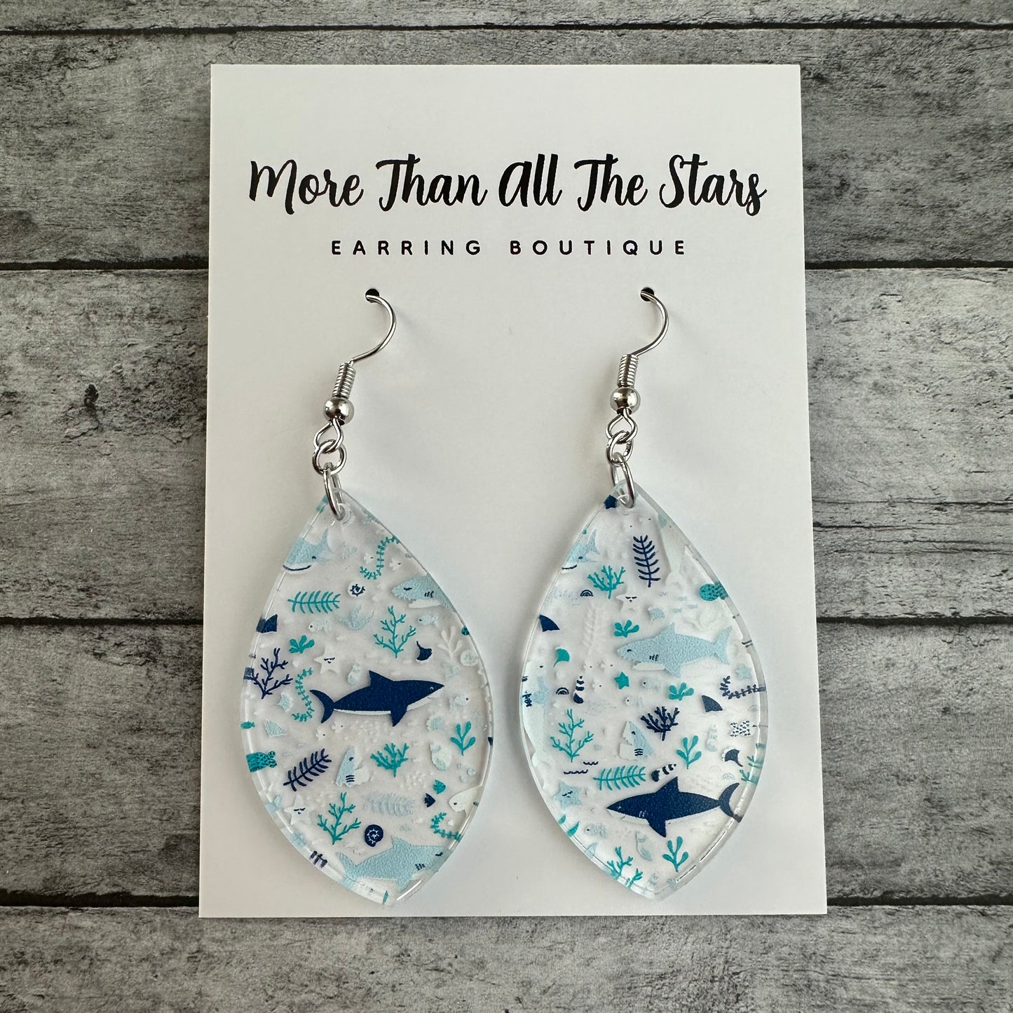 Shark Earrings
