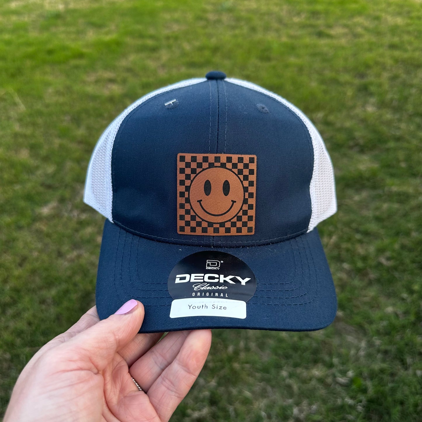 Smiley Face Youth Hat