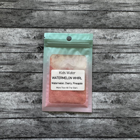 Watermelon Whirl Kids Water Drink Mix (Watermelon, Cherry, Pineapple)