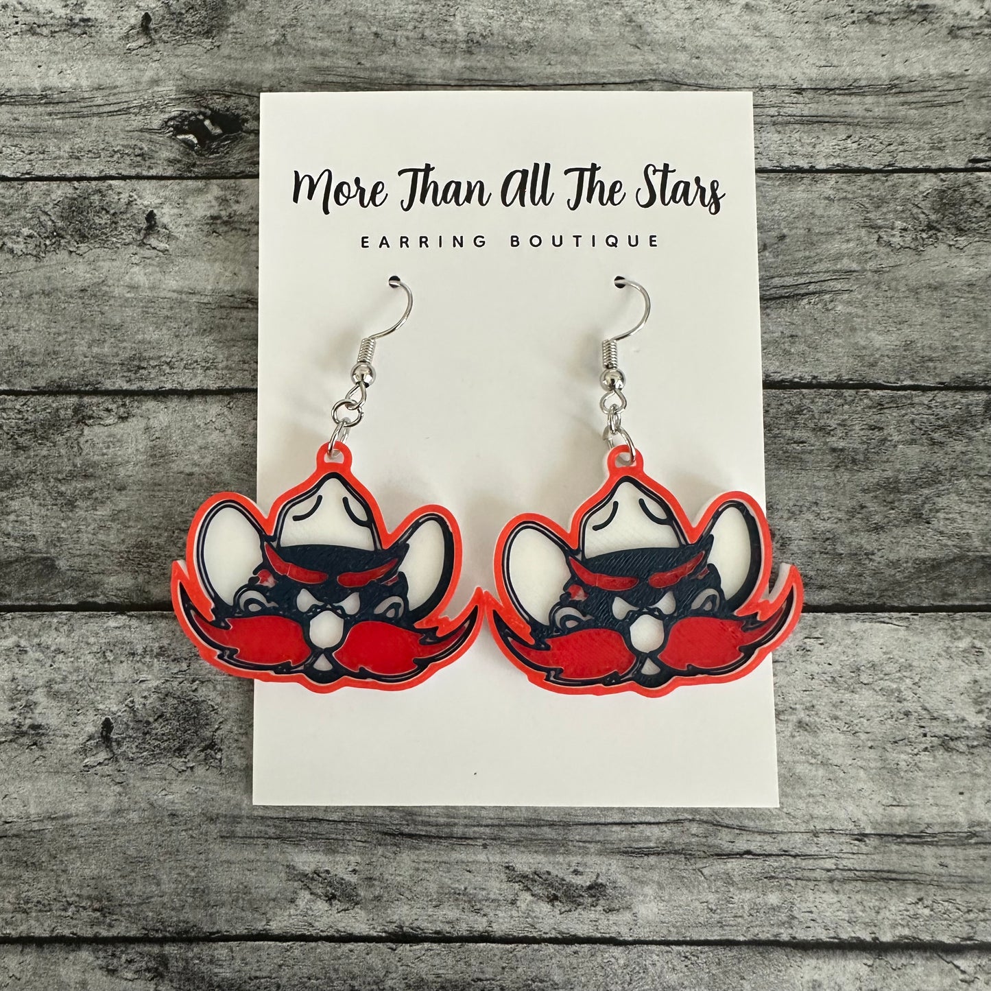 Red Ranger Earrings