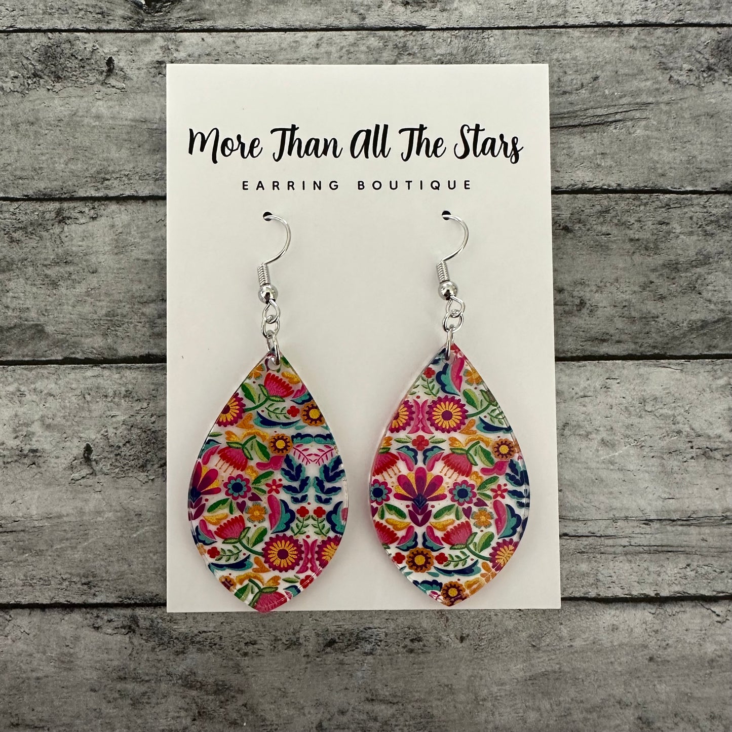 Mexican Floral Earrings