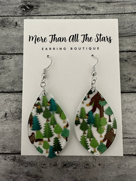 Bigfoot Earrings