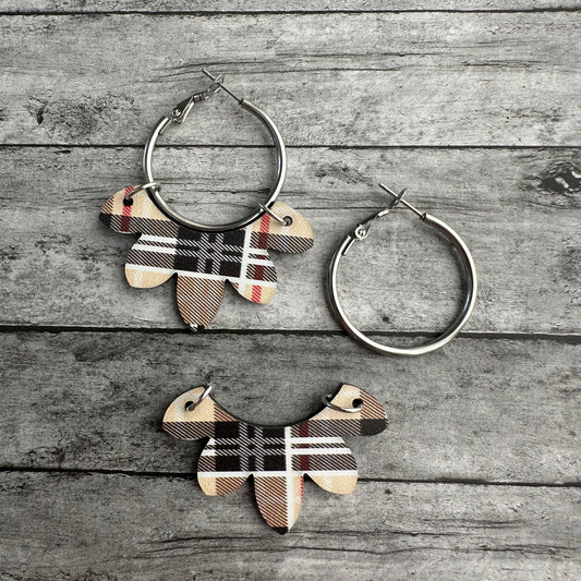 Designer Plaid Interchangeable Hoop