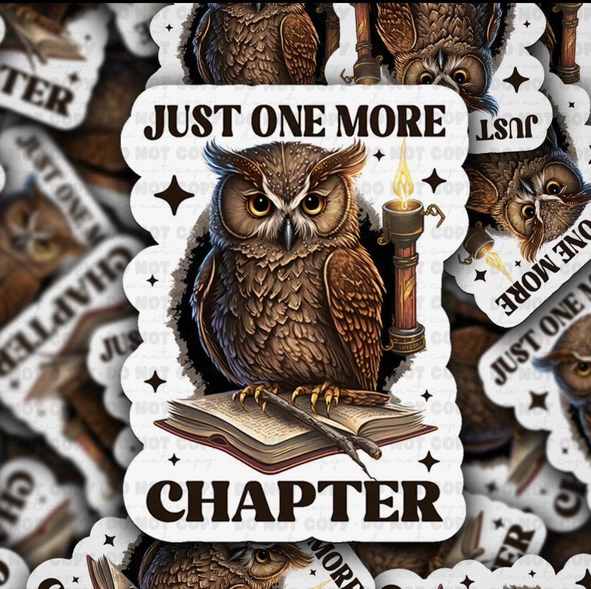 Just One More Chapter Sticker