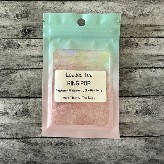 Ring Pop Loaded Tea Drink Mix (Raspberry, Watermelon, Blue Raspberry)