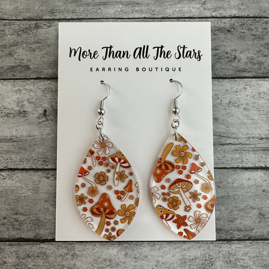 Mushroom Earrings