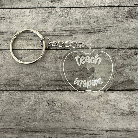 Teach and Inspire Keychain