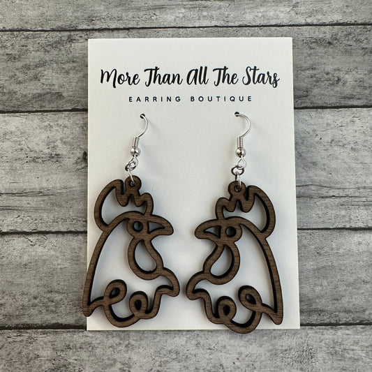 Rooster Earrings