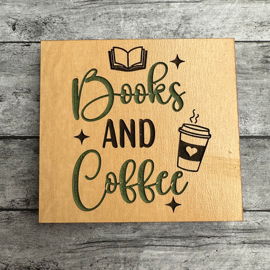 Books And Coffee Magnet