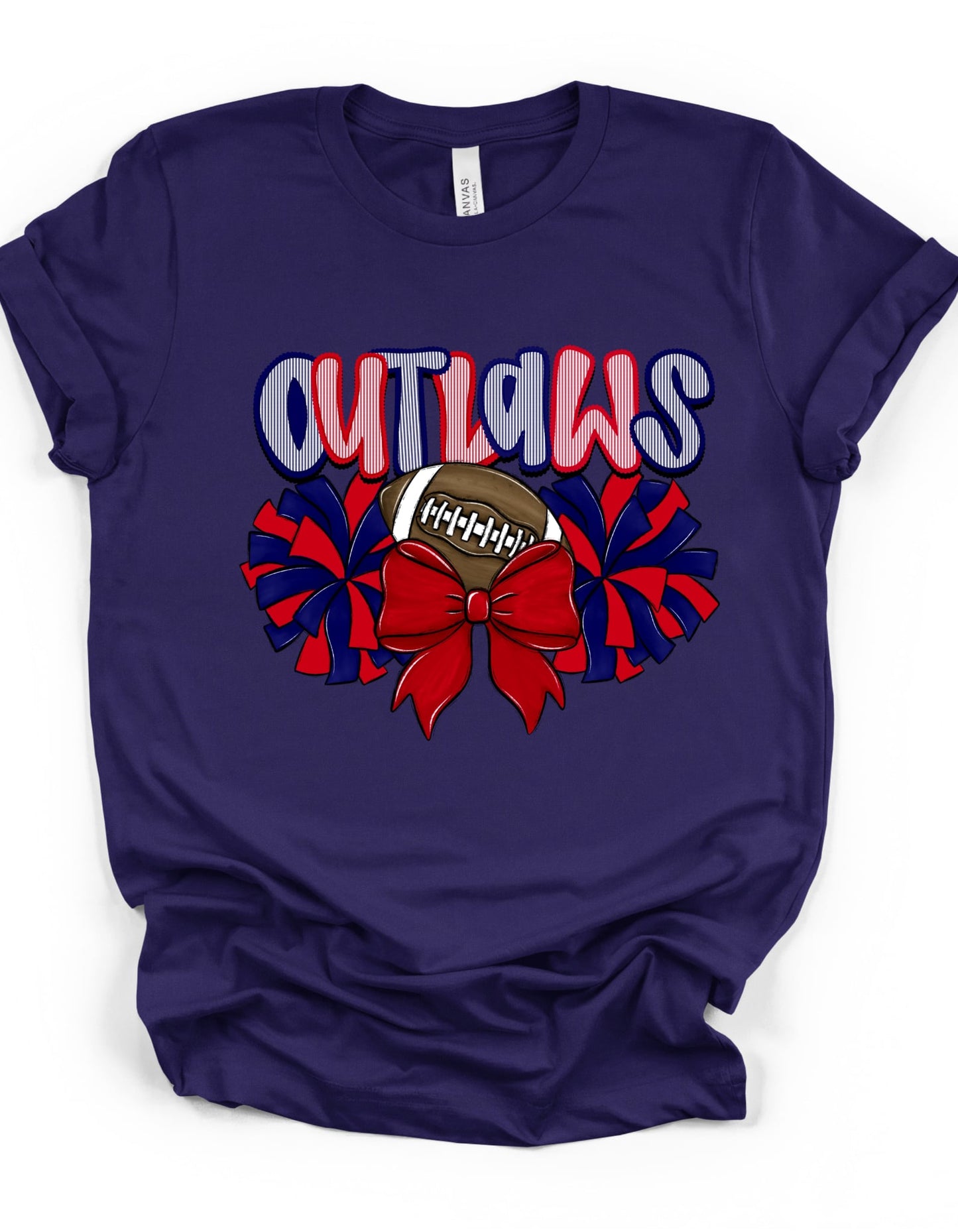 Outlaw Football and Cheer T-Shirt