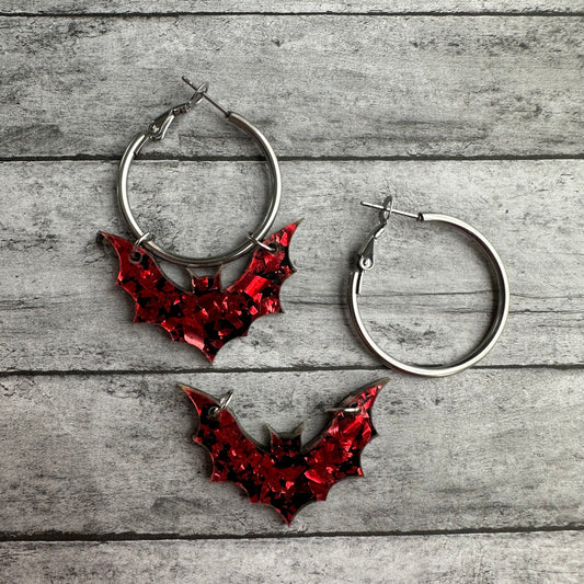 Red Bat Interchangeable Hoop