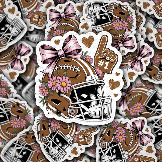 Football Helmet Sticker