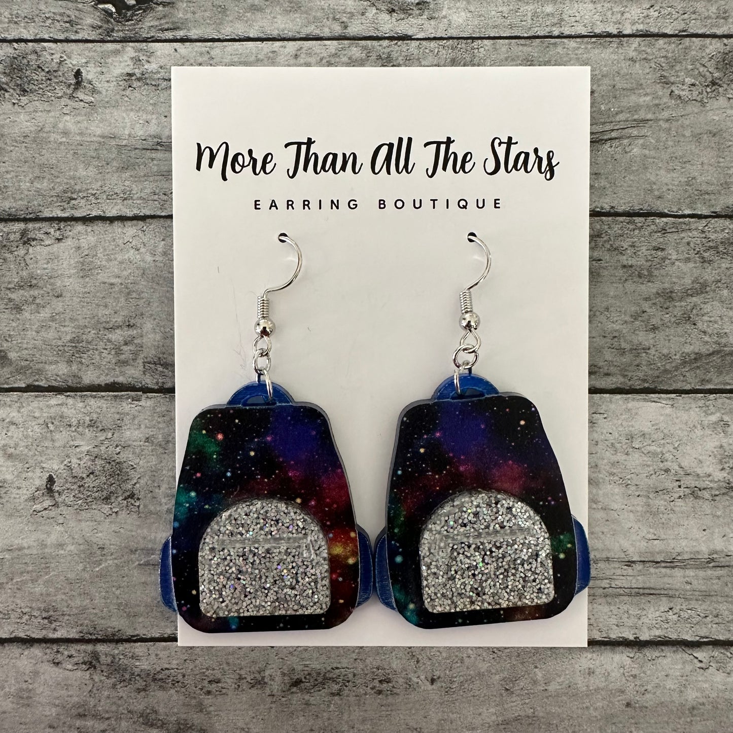 Galaxy Backpack Earrings